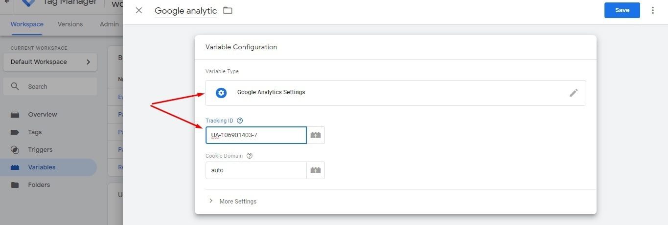 cai dat google analytic 4