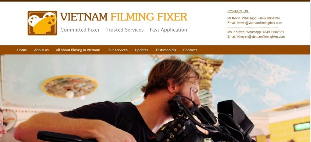 dự án Vietnam filming fixer