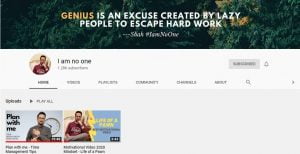 IamnoOne Project