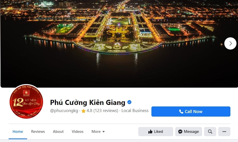 Phú cường kiên giang - Facebook ads project