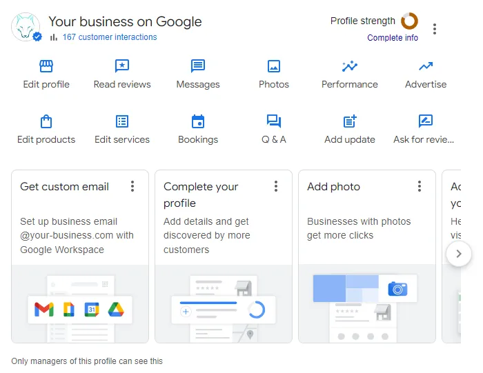 Dịch vụ SEO Google Map 3 Quản trị thông tin Map thông qua Google My Business