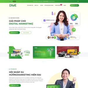 Website công ty Agency, Marketing Online 03