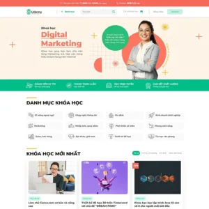 Website bán khóa học 03