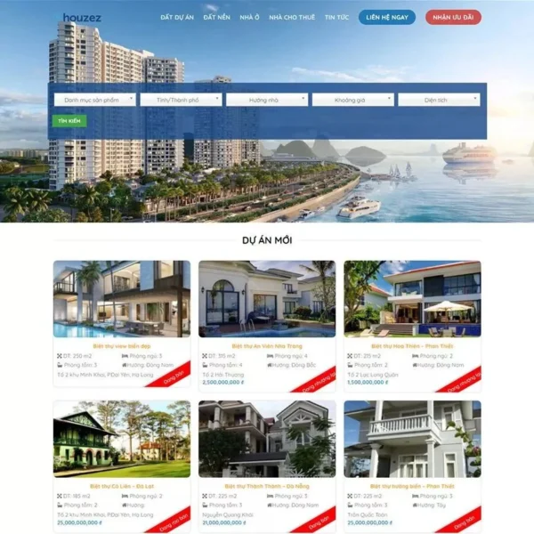 Website bất động sản 17