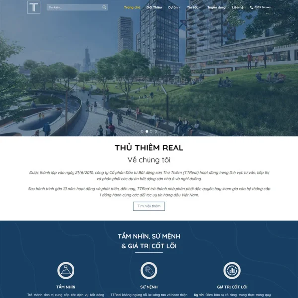 Website bất động sản 40