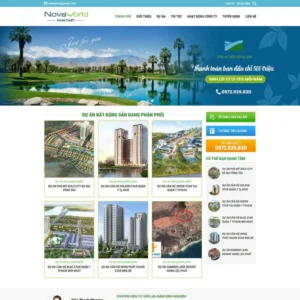 Website bất động sản 08