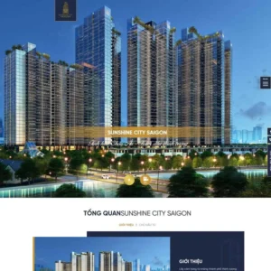 Website giới thiệu về dự án bất động sản
