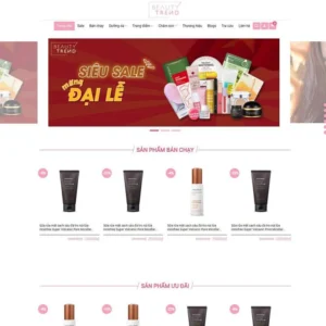 Website Shop bán mỹ phẩm