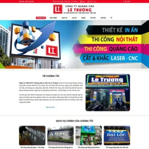Website làm biển quảng cáo