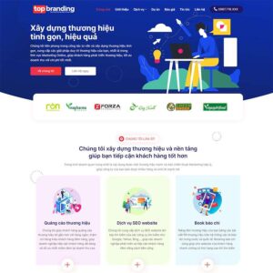 Website công ty Agency Marketing Online 02