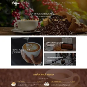 Website bán cafe 03