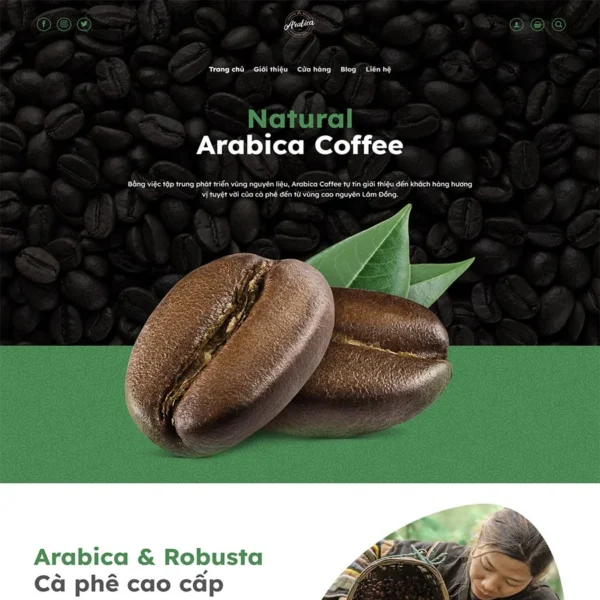 Website bán cafe 04