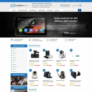 Website Shop bán camera 02