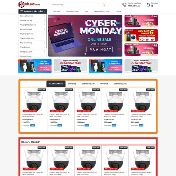 Website bán camera 05