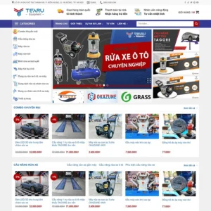 Website bán thiết bị rửa xe ô tô