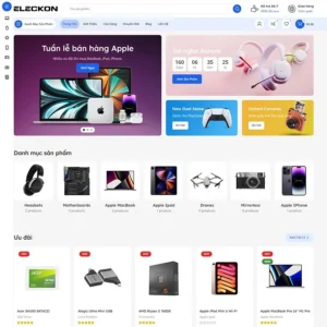 Website Elementor bán đồ công nghệ 05