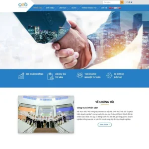 Website giới thiệu công ty tư vấn doanh nghiệp