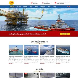 Website công ty cơ khí