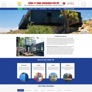 Website công ty làm nhà Container