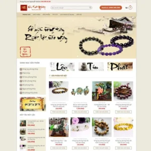 Website đá quý, vật phẩm phong thủy 01