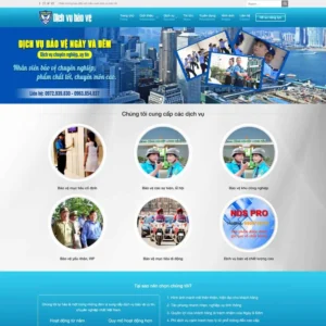 Website công ty, dịch vụ bảo vệ