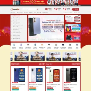 Website bán điện thoại Di Động Việt