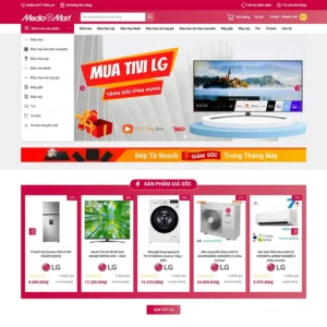 Website điện máy 08