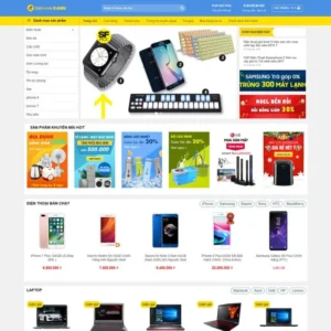 Website giống điện máy xanh