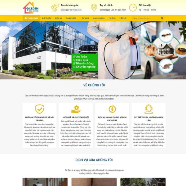Website diệt côn trùng