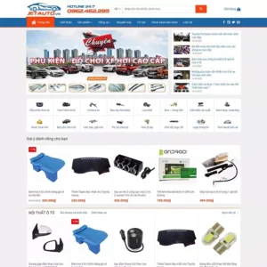 Website bán đồ chơi xe hơi 01