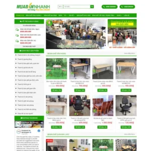Website bán nội thất, đồ cũ
