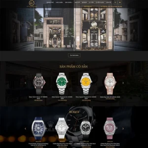 Website bán đồng hồ cao cấp 03