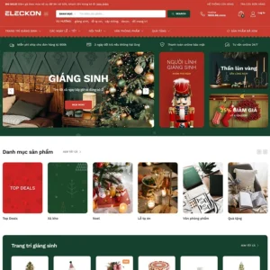 Website Elementor bán đồ trang trí, quà tặng