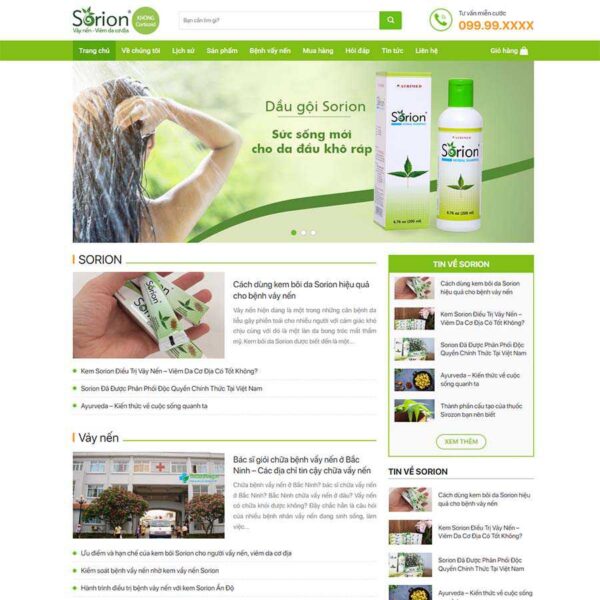 Website bán dược phẩm 04