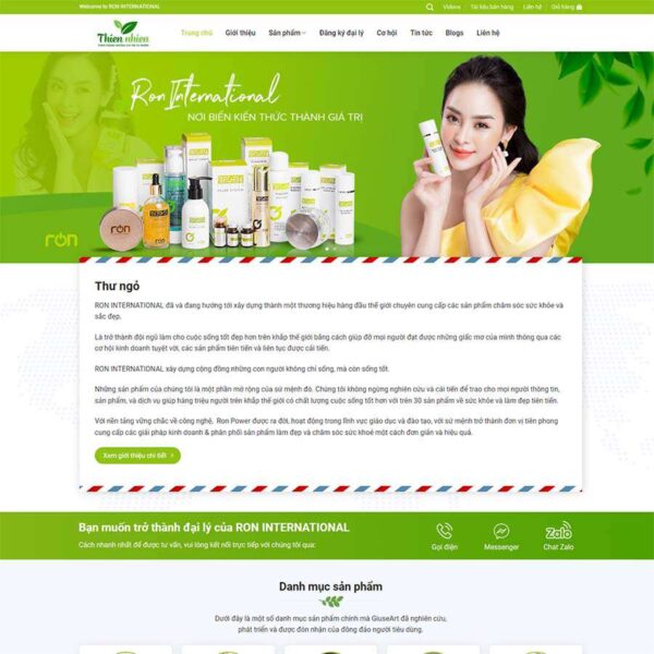 Website bán dược phẩm 5