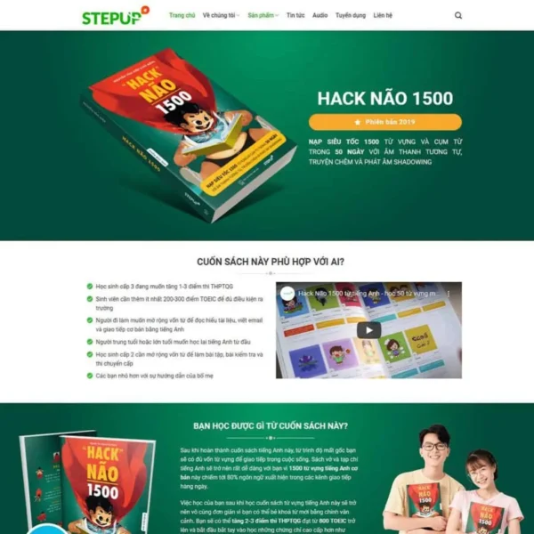 Website giới thiệu sách, bán sách