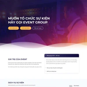 Website công ty tổ chức sự kiện 07