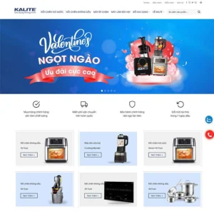 Website bán thiết bị gia dụng 02
