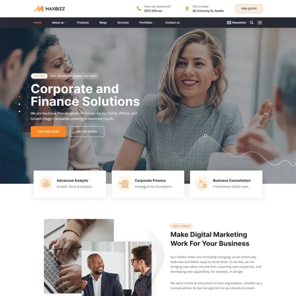 Website giới thiệu công ty đa ngành