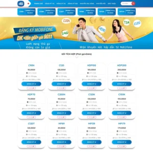 Website bán gói cước điện thoại