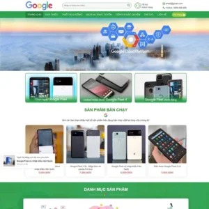 Website bán hàng, dịch vụ google shop