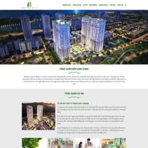 Website landing page bất động sản 09