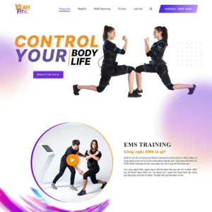 Website trung tâm thể hình – phòng tập gym 02