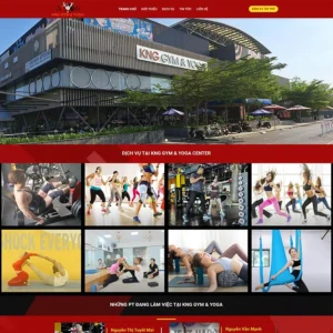 Website trung tâm thể hình – phòng tập gym 03