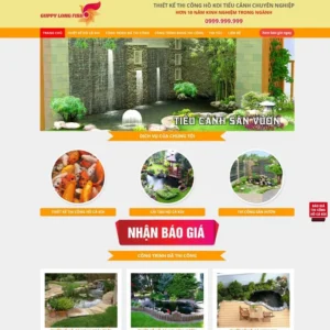 Website thi công hồ cá Koi, Tiểu cảnh