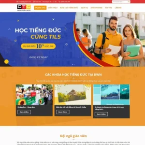 Website trung tâm đào tạo tiếng Đức