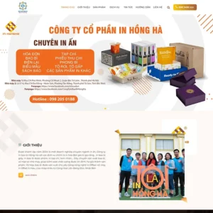 Website Elementor công ty in ấn 07