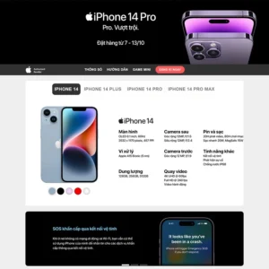Lading Page bán Iphone 02
