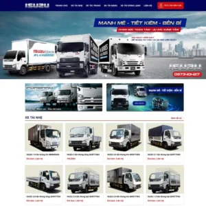 Website bán xe tải