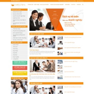 Website công ty dịch vụ kế toán 02